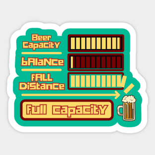 Beer Capacity "Full" Sticker